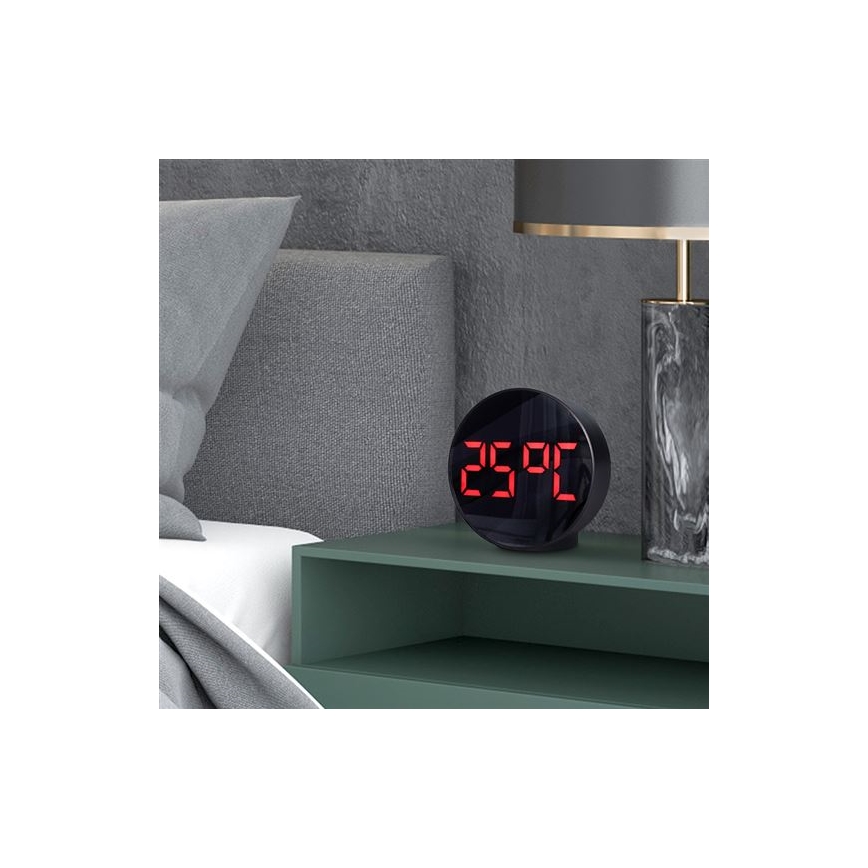 Digitális ébresztőóra 5V/3xAAA