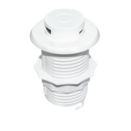 Beépített USB töltő USB A+C fehér