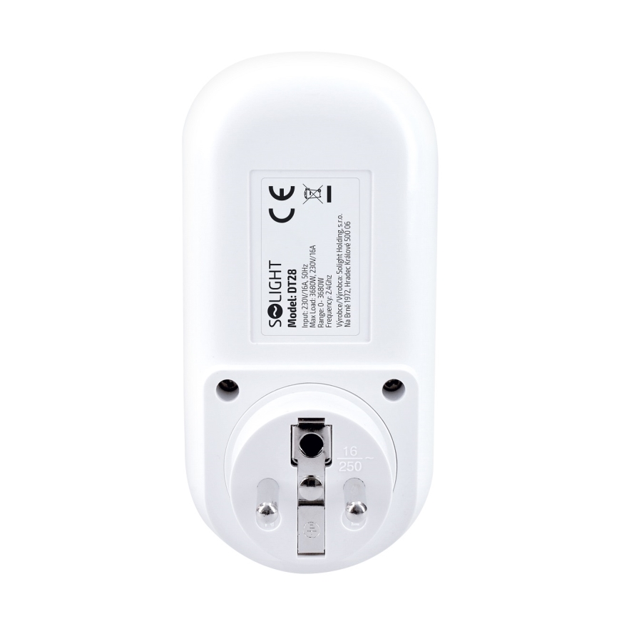 Intelligens aljzat áramfogyasztás mérővel 230V Wi-Fi Tuya