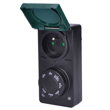 Időzítő kapcsoló alkonykapcsolóval 3600W/230V IP44