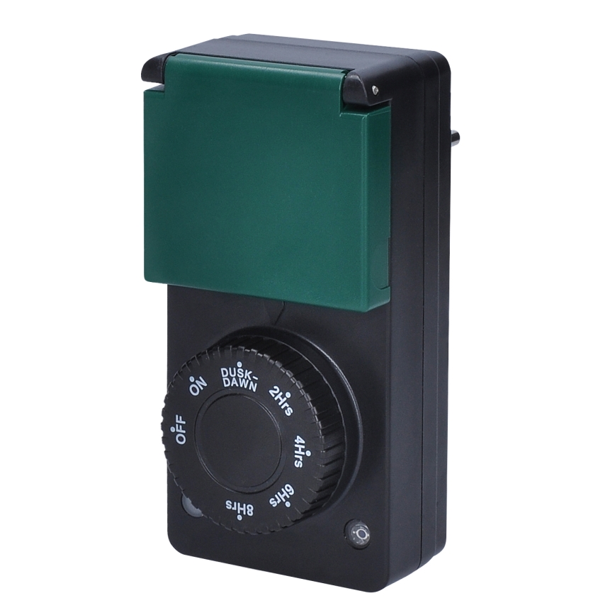Időzítő kapcsoló alkonykapcsolóval 3600W/230V IP44