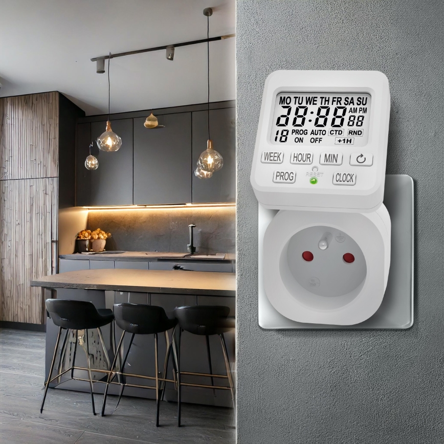 Digitális időzítő kapcsoló