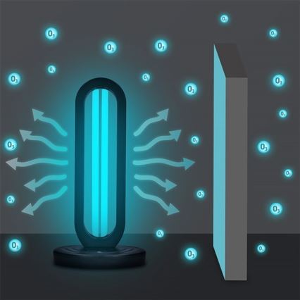 Solight GL01 - Fertőtlenítő germicid lámpa UVC/38W/230V + távirányító