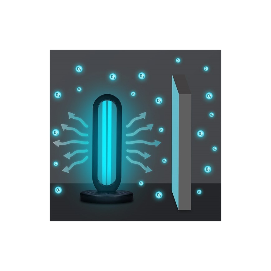 Solight GL01 - Fertőtlenítő germicid lámpa UVC/38W/230V + távirányító