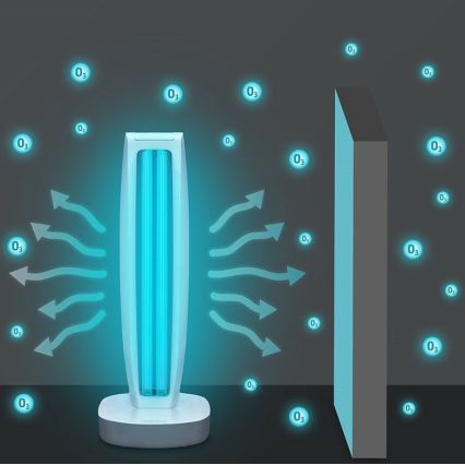 Fertőtlenítő germicid lámpa UVC/35W/230V + távirányító