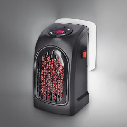 Mini aljzat ventilátor kerámia fűtőelemmel 350W/230V