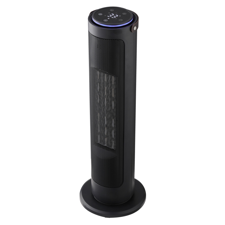 Álló ventilátor kerámia fűtőtesttel 2000W/230V fekete