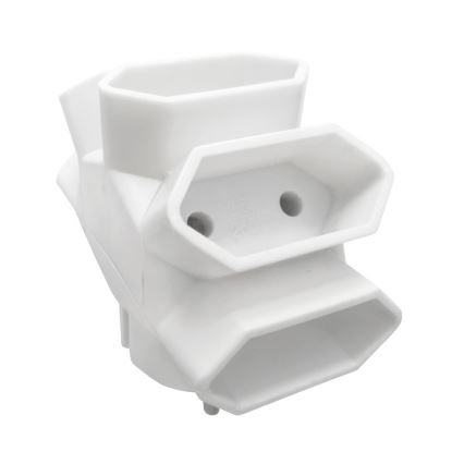 Solight elosztó, 5 x 2,5A, fehér