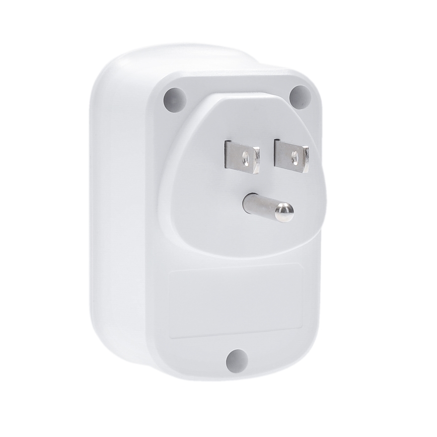 Utazóadapter az USA-csatlakozókhoz, 230 V, 2× USB-A + 1× USB-C