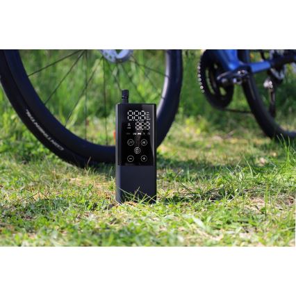 Digitális zsebkompresszor 2000 mAh 5V fekete