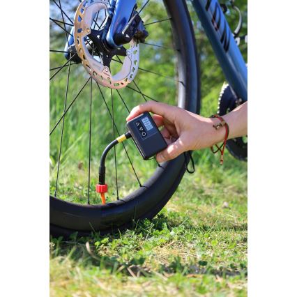 Digitális zsebkompresszor 500 mAh 5V fekete