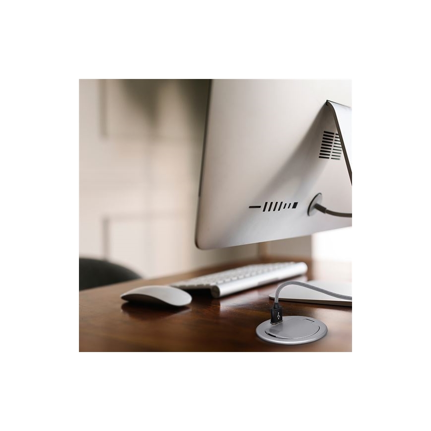 USB Beépített konnektor fedővel 230 V