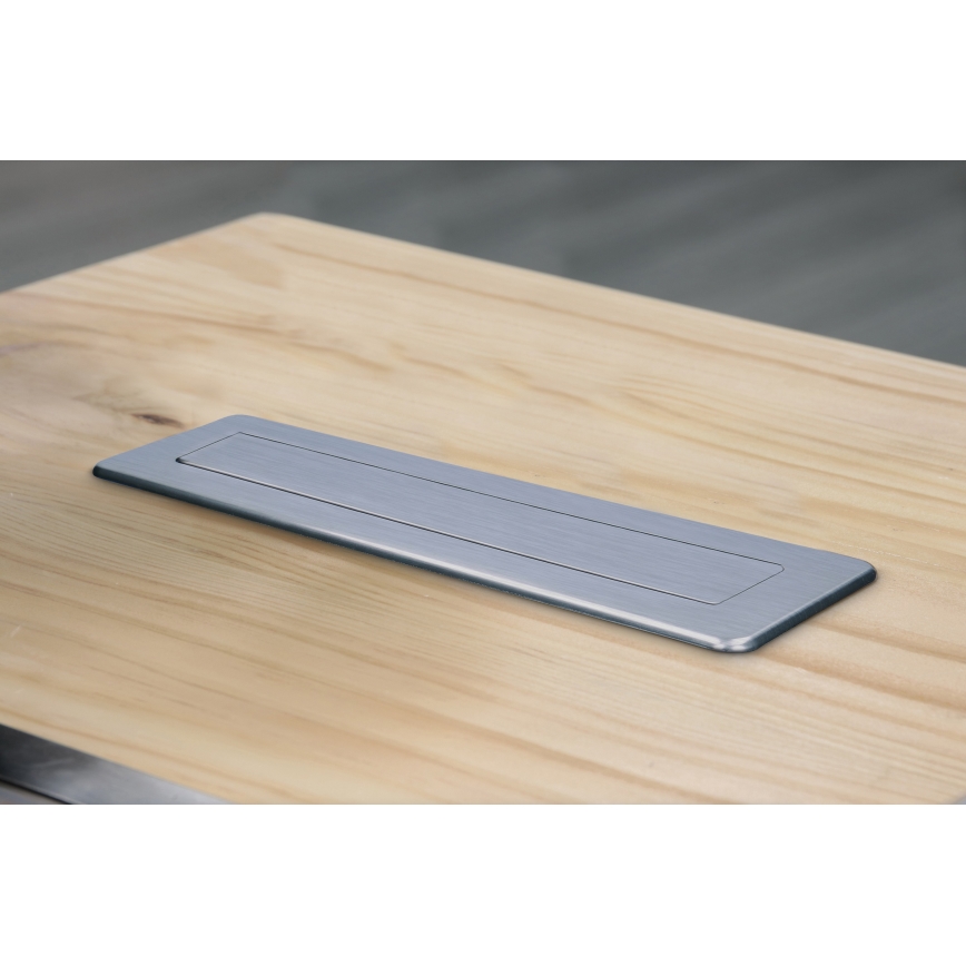 Aljzatoszlop asztalokhoz 3x230V + USB-A + USB-C