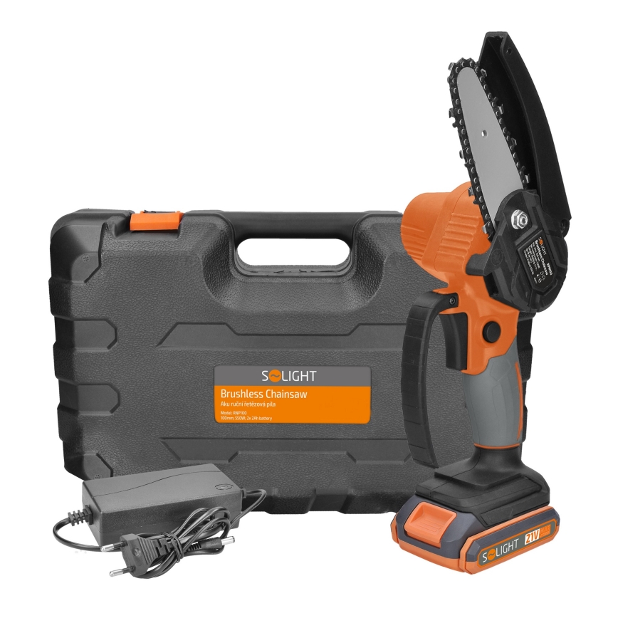Kézi akkus láncfűrész 2000 mAh 21V