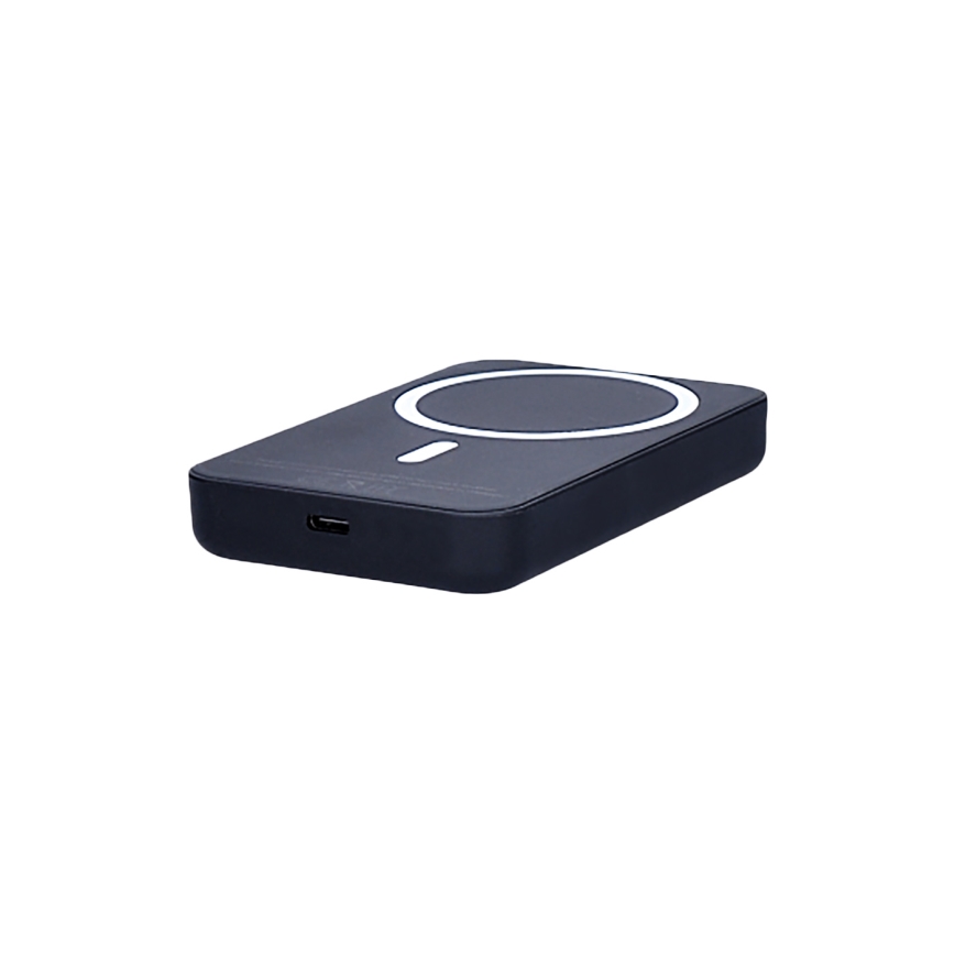 Power Bank 5000 mAh Magsafe fekete