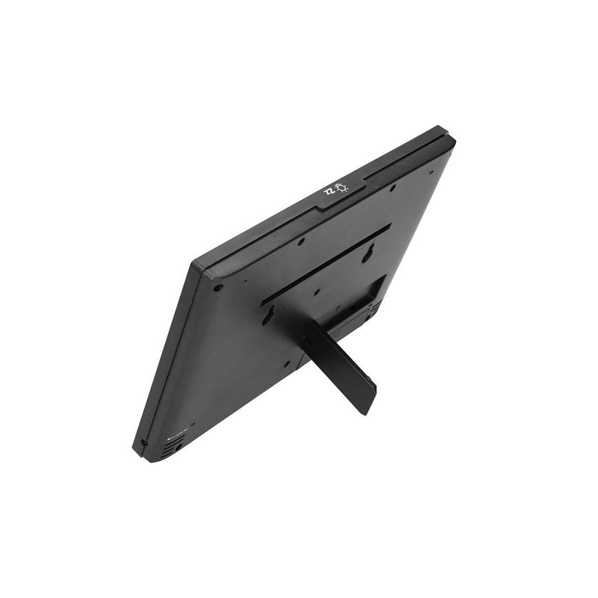 Színes kijelzős időjárás-állomás, 5V/2xAAA, fekete