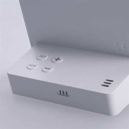 Digitális hőmérő 5V/2xAAA + 2xAAA fehér