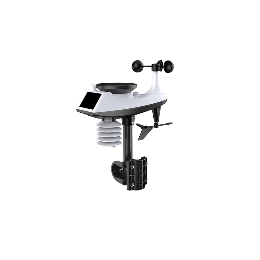 Professzionális időjárás-állomás LCD kijelzővel 5V/2xAA + 3xAAA Wi-Fi