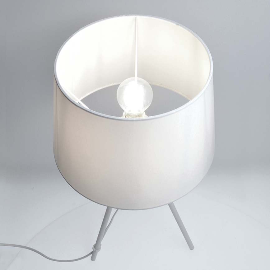 Asztali lámpa 1xE27/60W/230V fehér 56cm