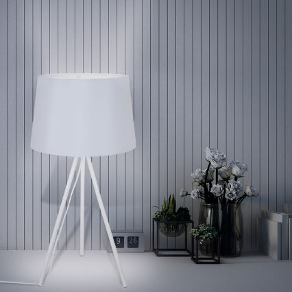 Asztali lámpa 1xE27/60W/230V fehér 56cm