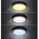 LED Mennyezeti lámpa LED/18W/230V 3000/4000/6000K fekete kerek