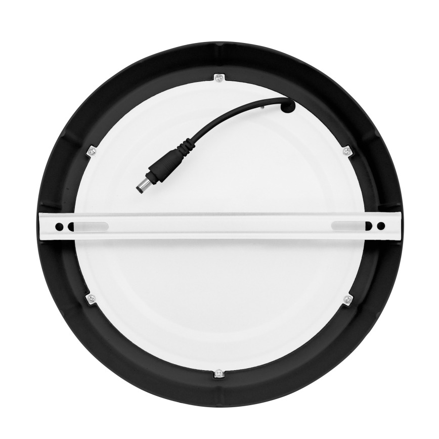 LED Mennyezeti lámpa LED/18W/230V 3000/4000/6000K fekete kerek