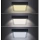 LED Mennyezeti lámpa LED/18W/230V 3000/4000/6000K fekete szögletes