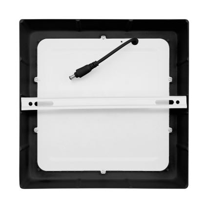 LED Mennyezeti lámpa LED/18W/230V 3000/4000/6000K fekete szögletes