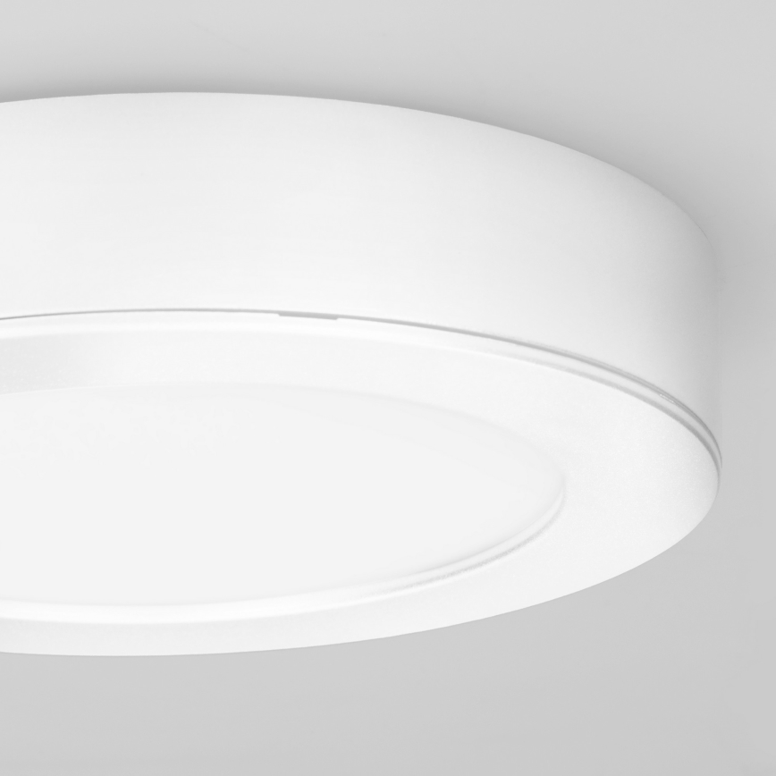 LED felületre szerelhető/beépíthető panel 2 az 1-ben LED/12W/230V 3000/4000/6000 K, átmérő 17 cm, IP54, fehér