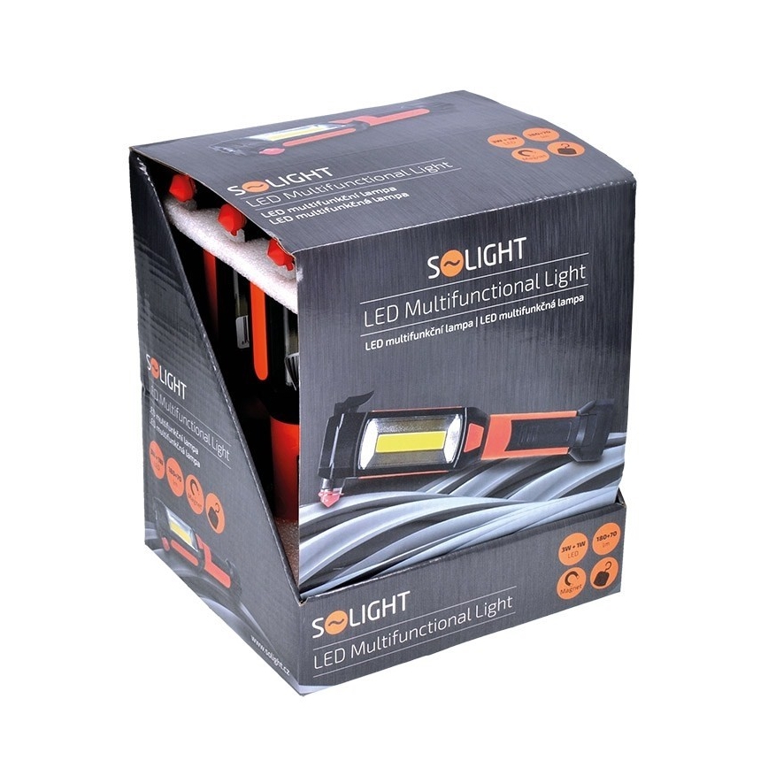 LED Multifunkciós lámpa LED/3W + LED/1W, 3xAAA IP44