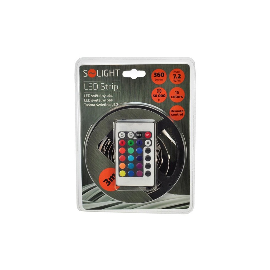 LED szalag távirányítóval 21W/12V 3m