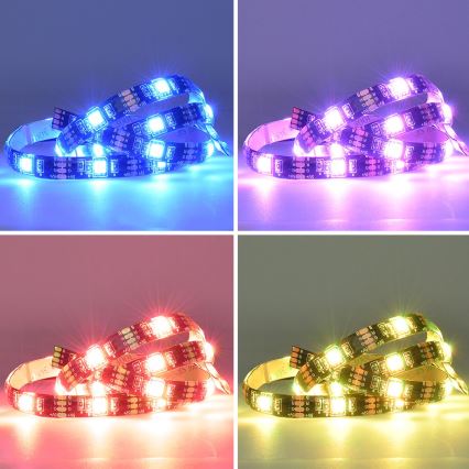 LED RGB állítható fényerejű szalag TV-hez LED/6W/5V Wi-Fi Tuya + távirányító 0,5 m