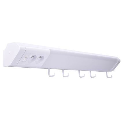 LED Pultmegvilágító se zásuvkami LED/10W/230V