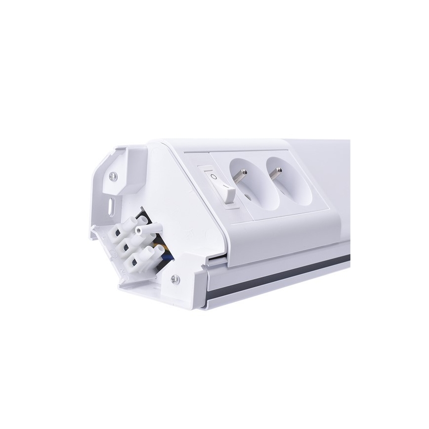 LED Pultmegvilágító se zásuvkami LED/10W/230V