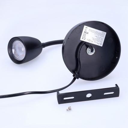 LED Dimmelhető fali kislámpa LED/4W/230V fekete