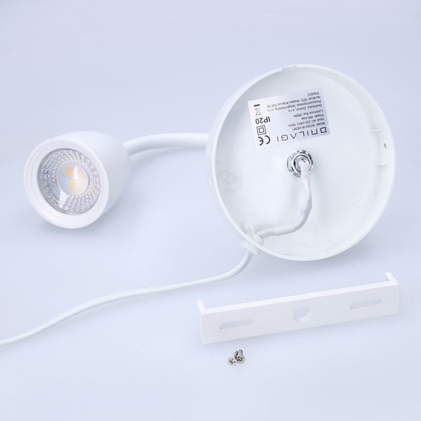 LED Fali dimmeres lámpa LED/4W/230V