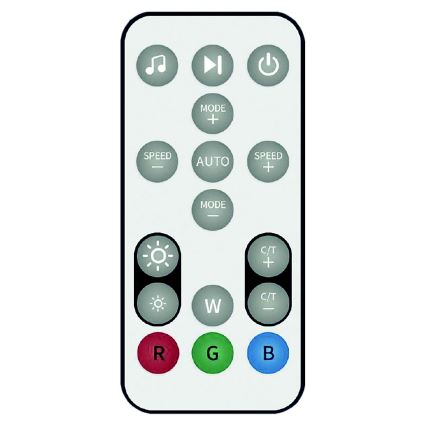 LED RGB dimmelhető állólámpa RAINBOW LED/18W/230V Wi-Fi Tuya + távirányító