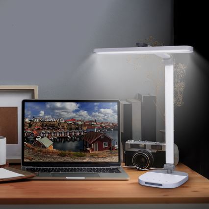 LED érintős asztali lámpa állítható fényerővel, éjszakai világítással LED/10W/5V 3000/4000/5000K fehér