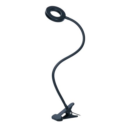 LED dimmelhető csíptetős asztali lámpa LED/8W/230V 3000/4000/5000K fekete