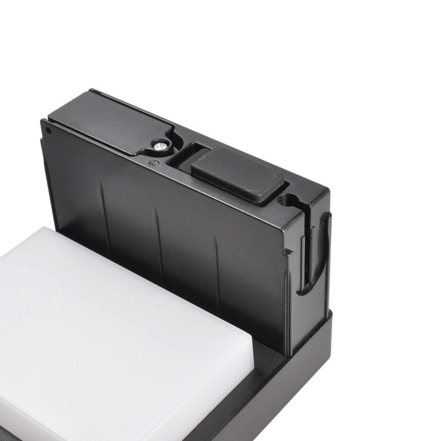 LED napelemes lámpa mozgás- és alkonyatérzékelővel PALERMO LED/5W/5V 2000 mAh IP54 fekete