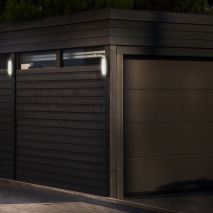 LED Kültéri fali lámpa LED/13W/230V 4000K IP54 szürke ovális