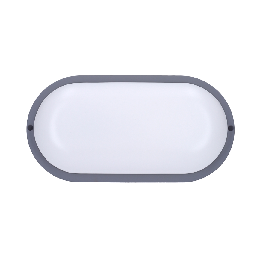 LED Kültéri fali lámpa LED/13W/230V 4000K IP54 szürke ovális