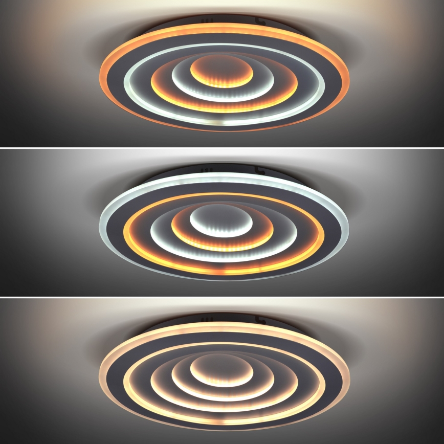 LED Dimmelhető mennyezeti lámpa CASCADE LED/111W/230V 3000-6500K + távirányítás