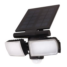 Solight WO772 - LED napelemes fényáram érzékelővel 2000mAh LED / 8W / 3,7V IP44