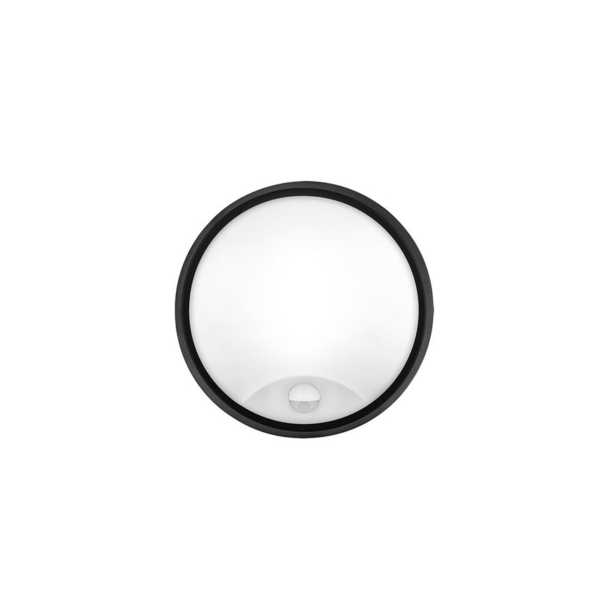 LED kültéri fali lámpa szenzorral 2 az 1-ben LED/20W/230V 3000/4000/6500K IP65 átm. 22 cm