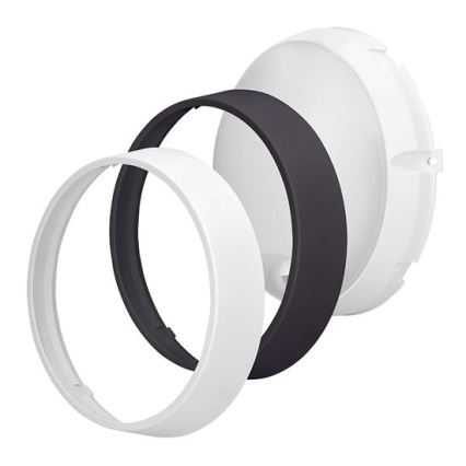 LED kültéri fali lámpa 2 az 1-ben érzékelővel, LED, 20 W, 230 V, állítható színhőmérséklet 3000/4000/6500 K, IP65, átmérő 22 cm