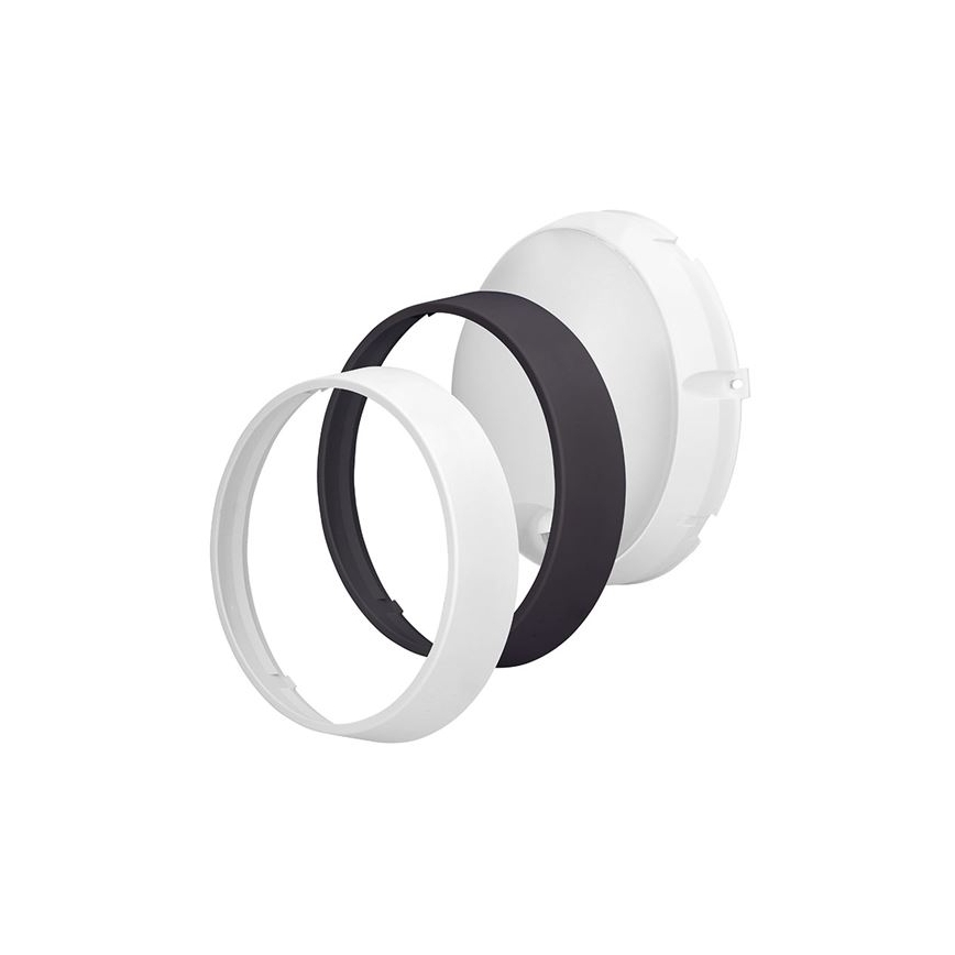 LED kültéri fali lámpa 2 az 1-ben érzékelővel, LED, 20 W, 230 V, állítható színhőmérséklet 3000/4000/6500 K, IP65, átmérő 22 cm