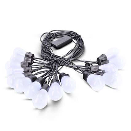 LED RGB Dimmelhető kültéri díszlánc LED/10W/230V 20m IP44