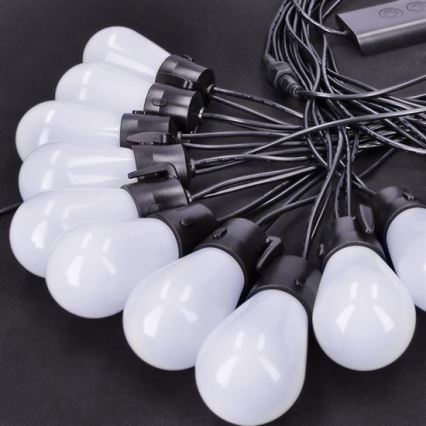 LED RGB Dimmelhető kültéri díszlánc LED/10W/230V 20m IP44