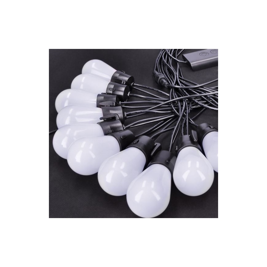 LED RGB Dimmelhető kültéri díszlánc LED/10W/230V 20m IP44